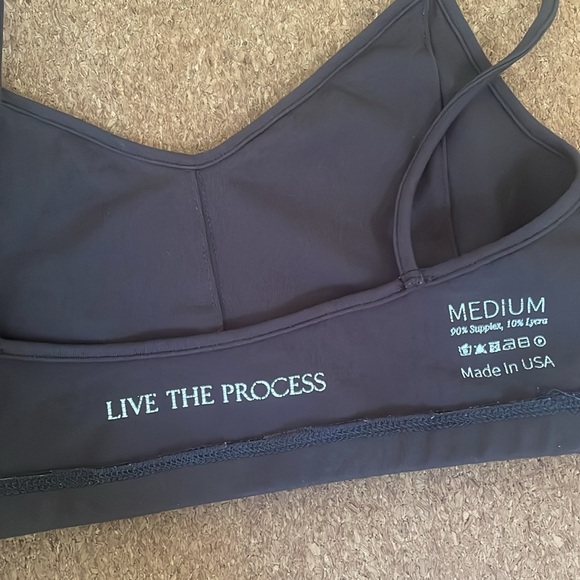 Live The Process Ebony (Off Black) Corset Bra Medium - Picture 5 of 6